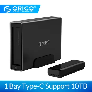 

ORICO 3.5 inch Type-C to SATA3.0 HDD Docking Station Aluminum HDD Enclosure Support UASP MAX 10TB Capacity for Seagate HDD Case