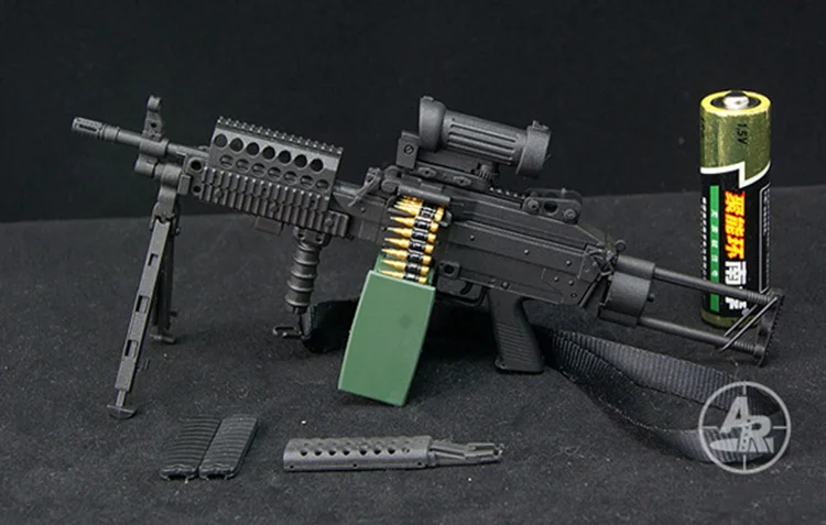 Коллекционная модель 1/6 миниатюрного оружия солдата современное американское оборудование MK48/M249/MK46 пистолет Модель для 12 дюймов Solider Action