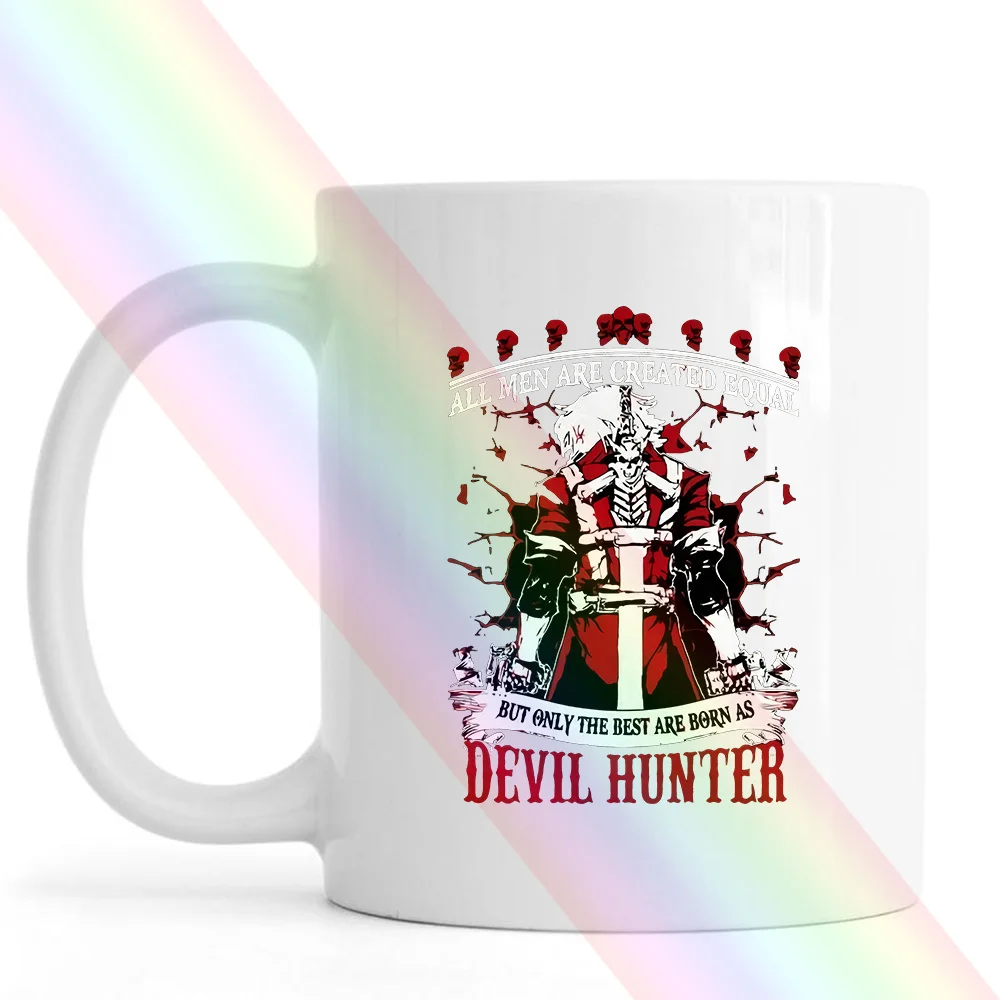 Кружка унисекс Devil Hunter The Best Are Born As May Cry Hunt Dmc черная для взрослых | Дом и сад