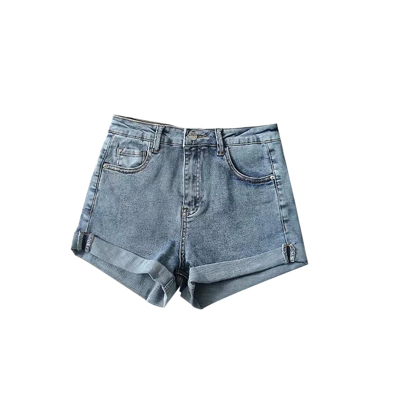 2019 Korean Jeans Mini High Waisted Shorts Women Blue Black Cute Sexy Denim Shorts Feminino Denim Short Mujer Summer