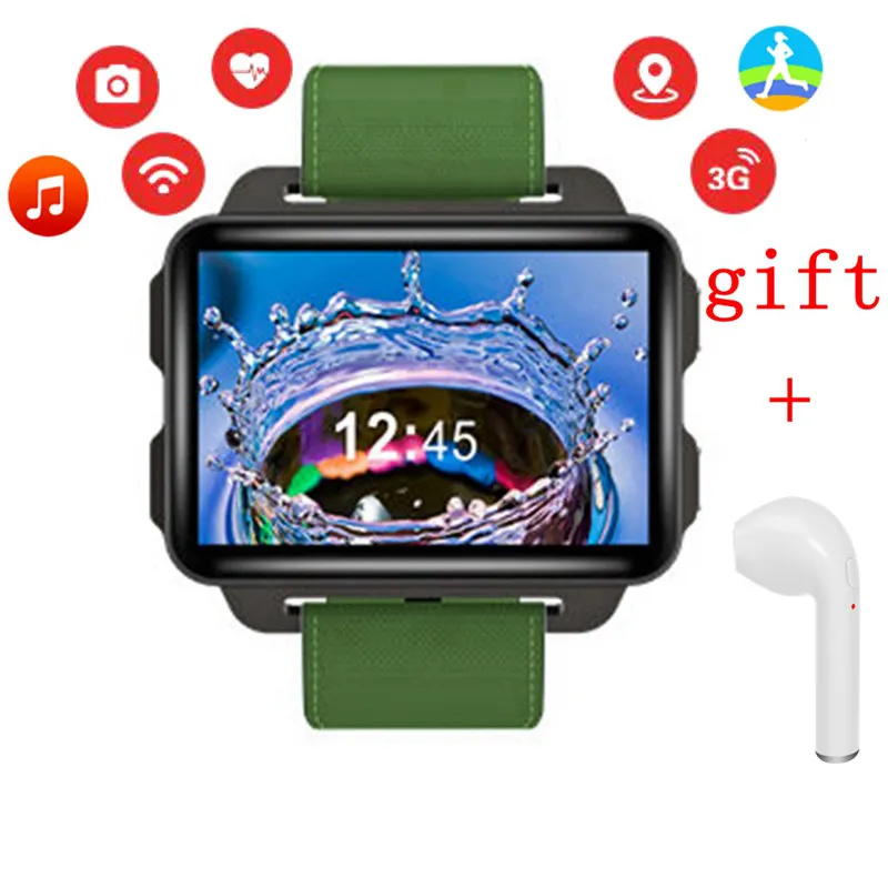 DM99 Смарт часы 16 ГБ+ 1 Гб с WiFI gps 1.3MP камера Bluetooth 4,0 320*240 экран 3g Smartwatch 1200 мАч монитор сердечного ритма - Цвет: 5