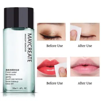 

50ML Portable Makeup Remover cleansing Liquid Water Care Remover Gentle Travel Make-Up Eye Face Lip Skin D8E6