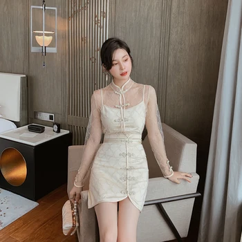 

New arrival women two-piece set perspective sexy shirt and mini pencil skirt fashion high quality work style trend women set