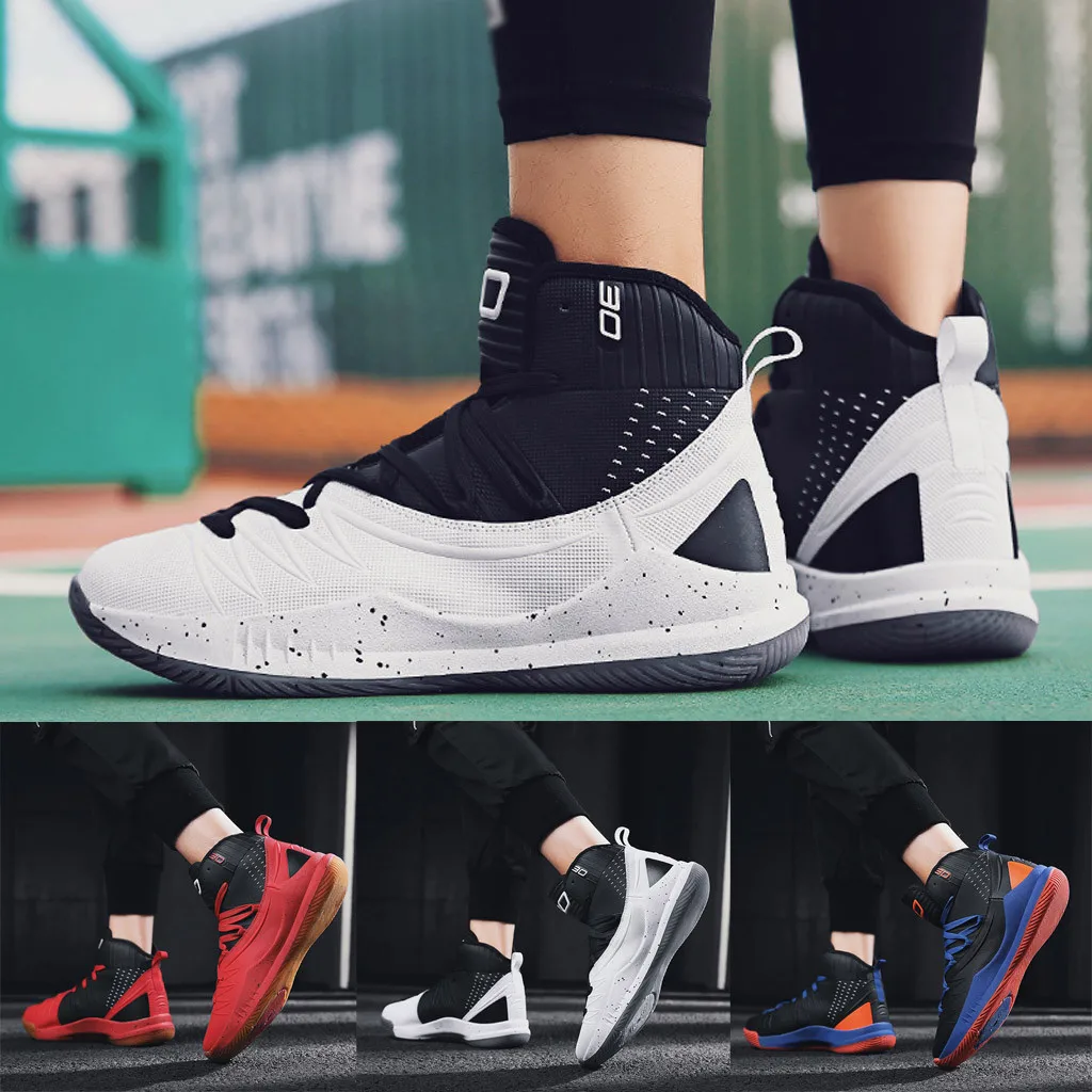 

Fashion Couple Breathable And Comfortable Wear-Resistant Basketball Shoes