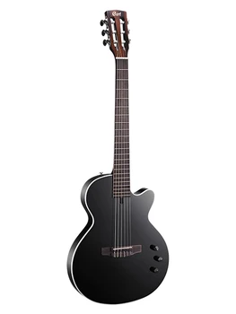 

Sunset-nylectric-BK Sunset Series electric guitar, nylon strings, black, Cort
