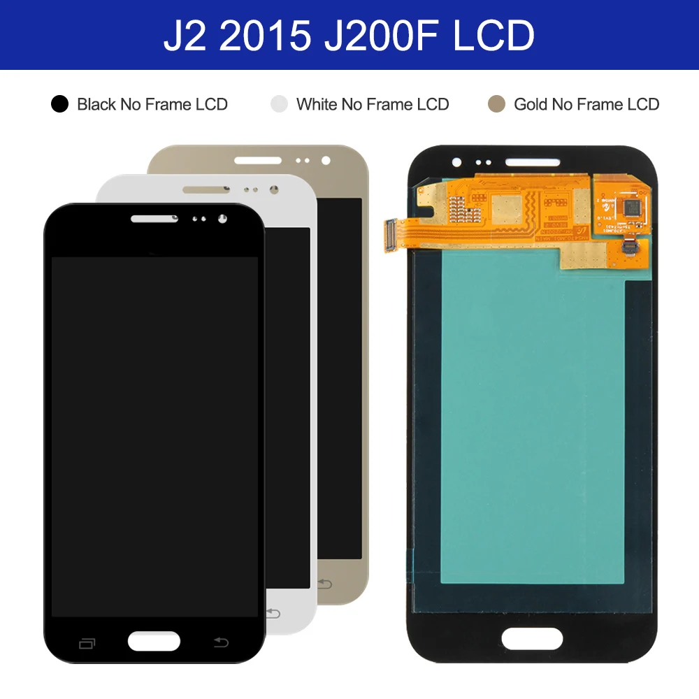 Супер AMOLED J2 LCD для Samsung Galaxy 2015 J200 J200F J200H J200Y ЖК дисплей сенсорный экран дигитайзер