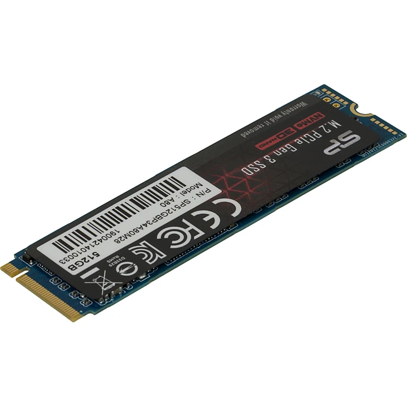 Накопитель SSD Silicon Power PCI-E x4 512Gb SP512GBP34A80M28 M-Series M.2 2280