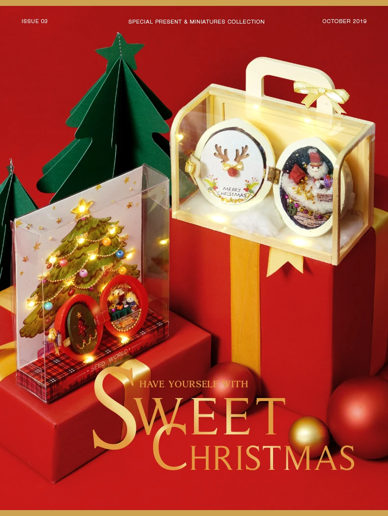 diy christmas dollhouse