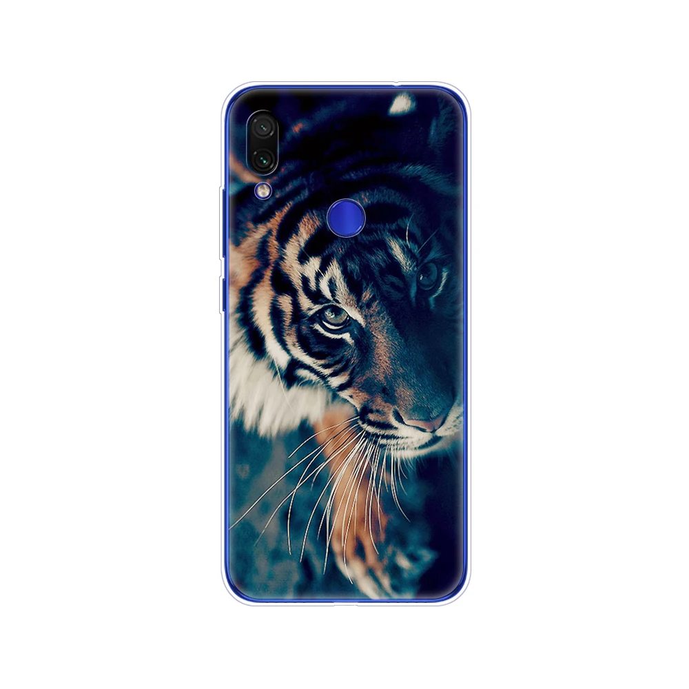 For xiaomi Redmi Note 7 Case Silicone Painting Soft TPU For xiaomi Redmi Note 7 Case 6.3 inch Fundas Coque Redmi NOTE 7 PRO Case cases for xiaomi blue Cases For Xiaomi