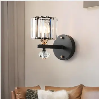 

Wall lamp 2019 new lamps living room minimalist modern background wall light in the bedroom warm romantic luxury bedside lamp