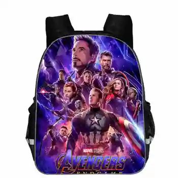 

Disney Avengers Character School bag Fashion Printed Kids Cartoon Schoolbag For Boys Girls Large Capacity Backpack Bookbag