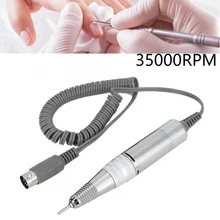 35000RPM Nail Polish Drill Machine Manicure Nail Drill Replacement Handle Handpiece for Electric Nail Polishing Machine