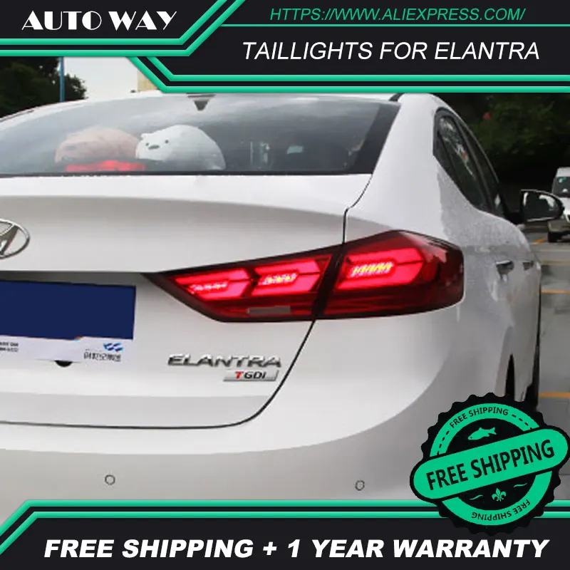 Задний фонарь для Hyundai Elantra задний 2017 2018|Фара авто в сборе| |