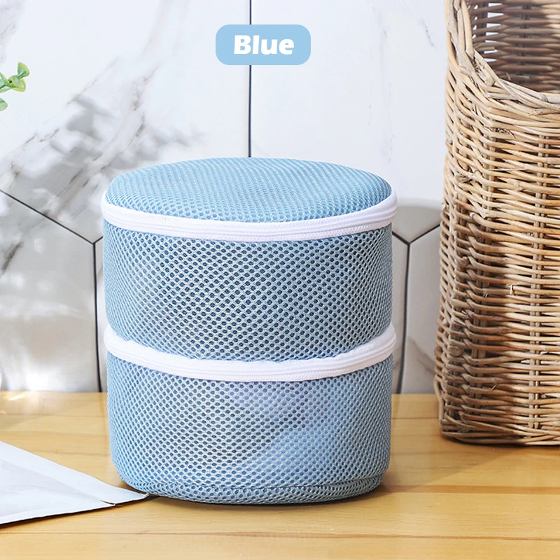 Double Layer Laundry Bag Special Filter Net Bag For Washing Machine Three-layer Thickened Net Cloth Bra Underwear Storage Bag 