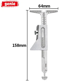 

1pc Welding Pipe Gauge 0.5 Accuracy Welding Inspection Gage Metric & Standard Accurate Weld Tester 158x64mm For Measuring Tool