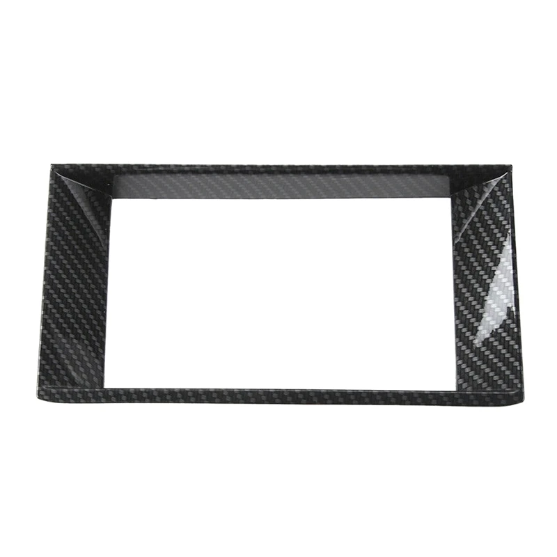 NewCentral Control Display Carbon Fiber Sticker Dashboard GPS Navigation Panel Frame Trim for Ford Mustang 2015-2020 | Автомобили и