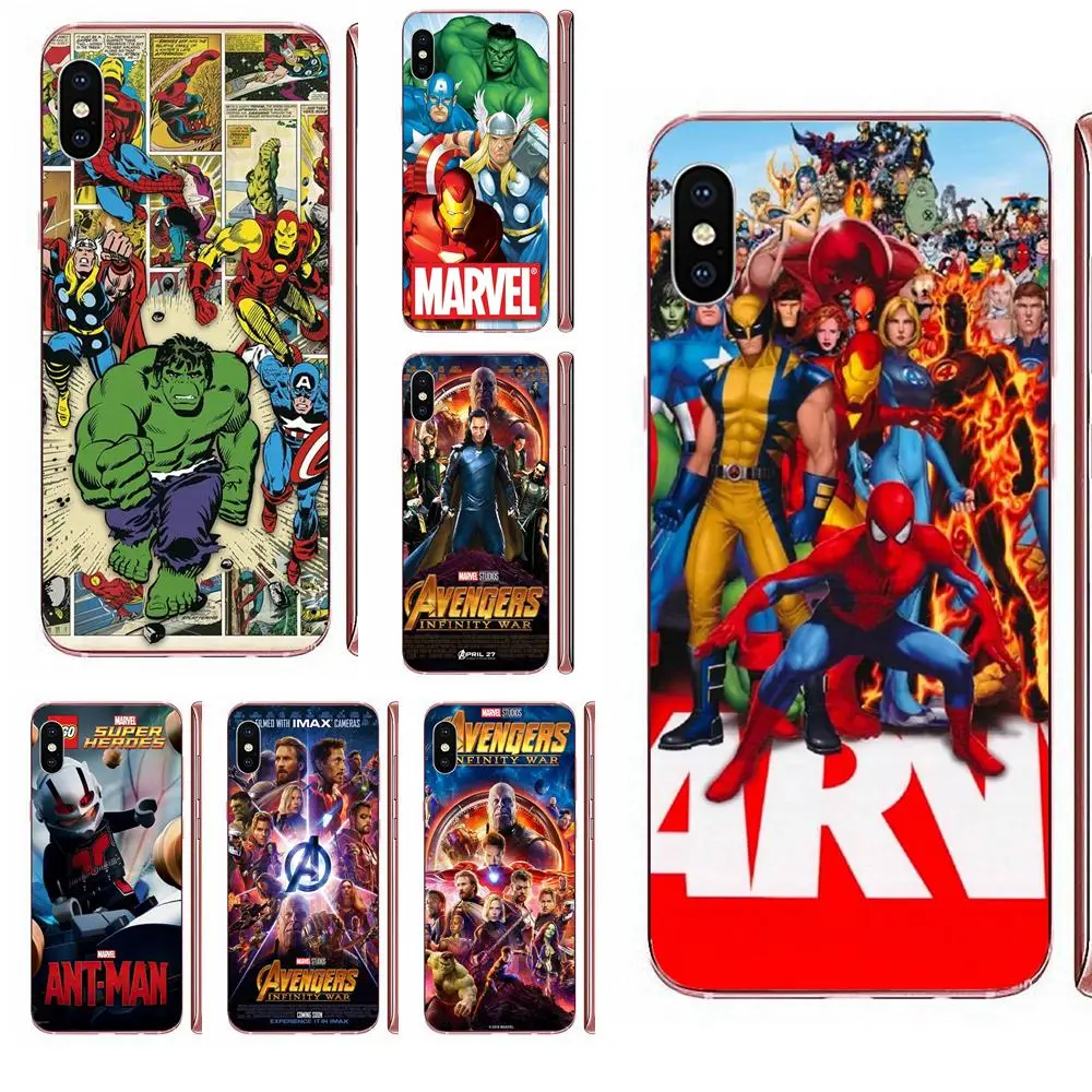 Marvel Superheroes Diy цветная печать ТПУ для Galaxy Grand A3 A5 A7 A8 A9 A9S On5 On7 Plus Pro Star 2015 2016 2017