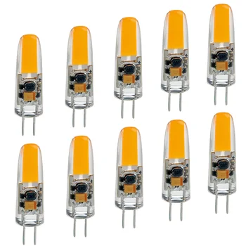

4/10PCS G4 1.5W 2W COB Capsule Led Bulb Replace Halogen Light Lamp halogen replacement bulbs Dimmable AC/DC 12V