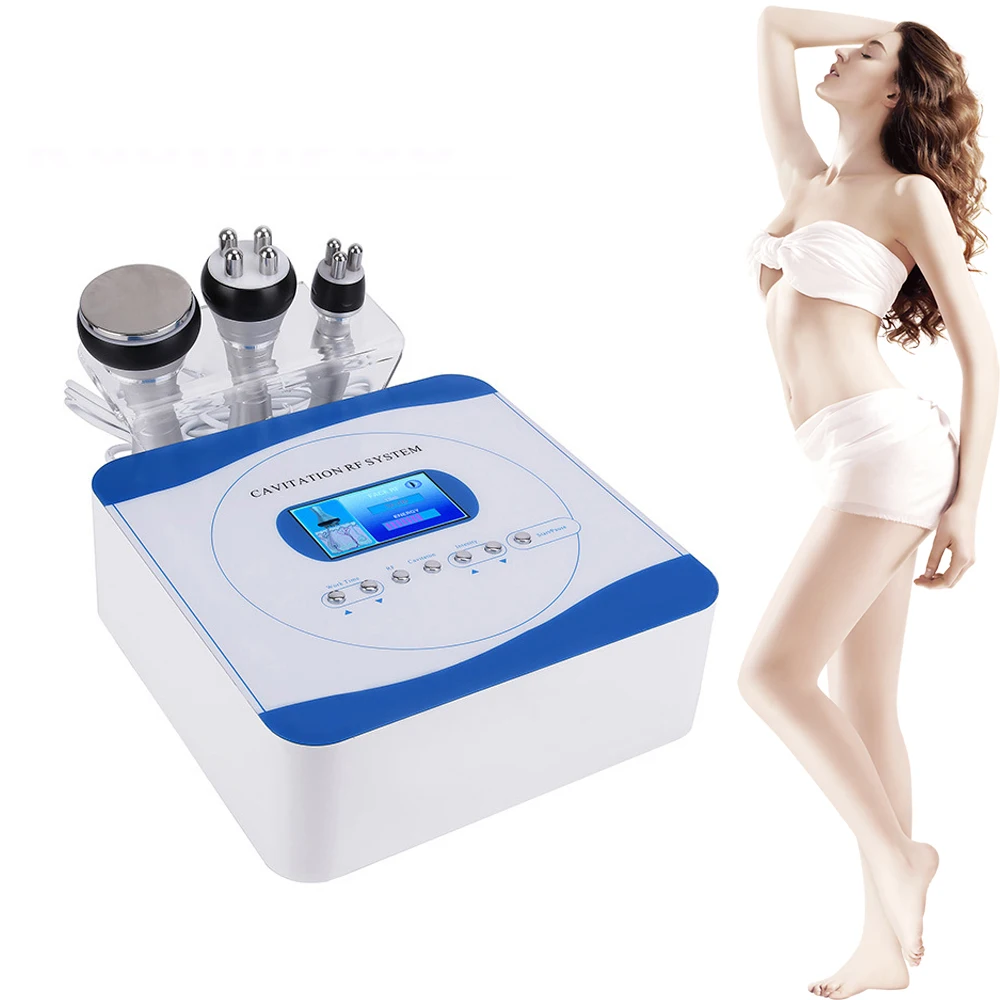 

40k Cavitation 3 in 1 Slimming RF Machine Weight Loss Body Spa Salon Negative Pressure Shaping Beauty Instrument Home Use Tool