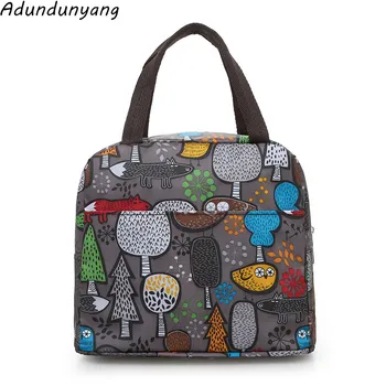 

women Lunch box bag fashion ladies handbag waterproof canvas bag lunch bag storage bag picnic bag