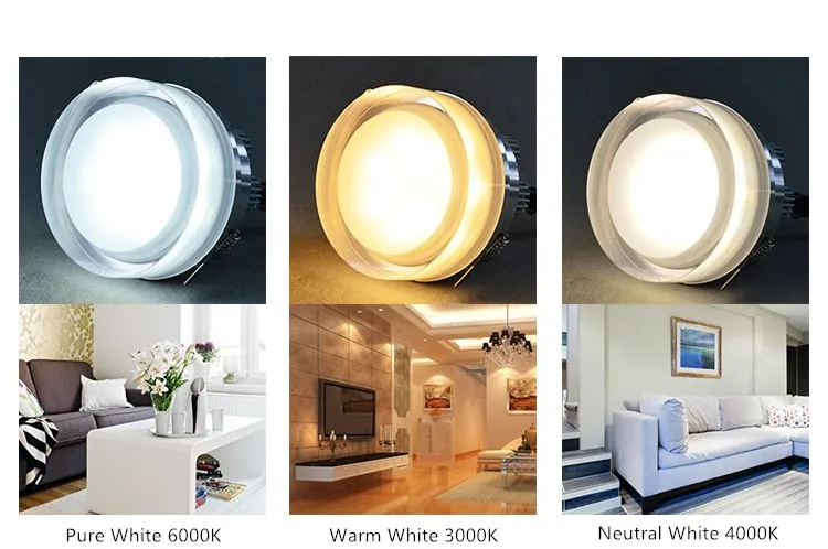 Conduziu a Lâmpada do Teto Decoração da Lâmpada Lote Quadrado 1w Cristal Led Acrílico Downlight Corredor Novo 10 Pçs - 6 10 pçs lote quadrado 1w cristal led