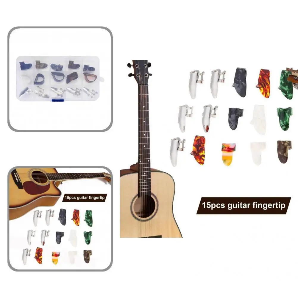 High Quality Guitar Thumb Pick Solid Compact Part Finger Pickup Bass