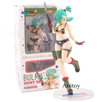 

Dragon Ball Z Figure Gals Bulma Army Ver. Girls PVC Action Figure Collectible Model Toy 18cm KT4769