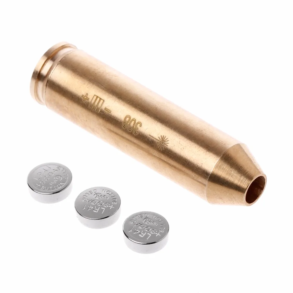 Лазерный Картридж Red Dot с отверстием Sighter 243/. 308WIN 7mm-08REM Boresighter Sighter 27rd
