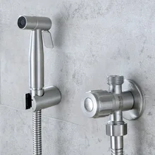 304 нержавеющая сталь один в два угла клапан камера горшок партнер кран оздоровительный суперзаряд пистолет душ шланг очистки воды