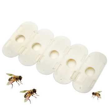 

4PCS Beekeepers Porter Bee Escapes White Plastic Beehive Nest Door Useful Farm Animals Beekeeping Beekeeper Equipment Tools