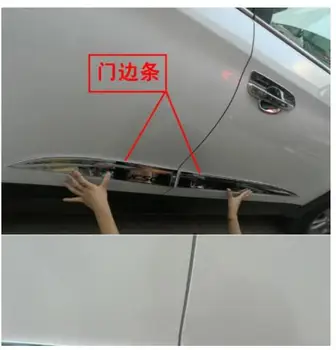 

Car Styling Chrome Side Door Lining Body Molding Garnish Line Trim Cover Protector 4pcs For Hyundai Tucson 2015 2016 2017 2018