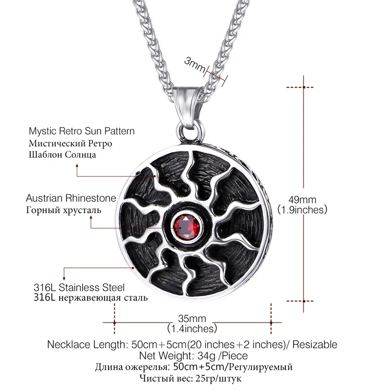Ancient Sun Pendant Gold Color Dark Souls Solaire Of Astora Sun Symbol Stainless Steel Tribal Necklace Men Jewelry Ancient Sun Pendant Gold Color Dark Souls Solaire Of Astora Sun Symbol Stainless Steel Tribal Necklace Men Jewelry