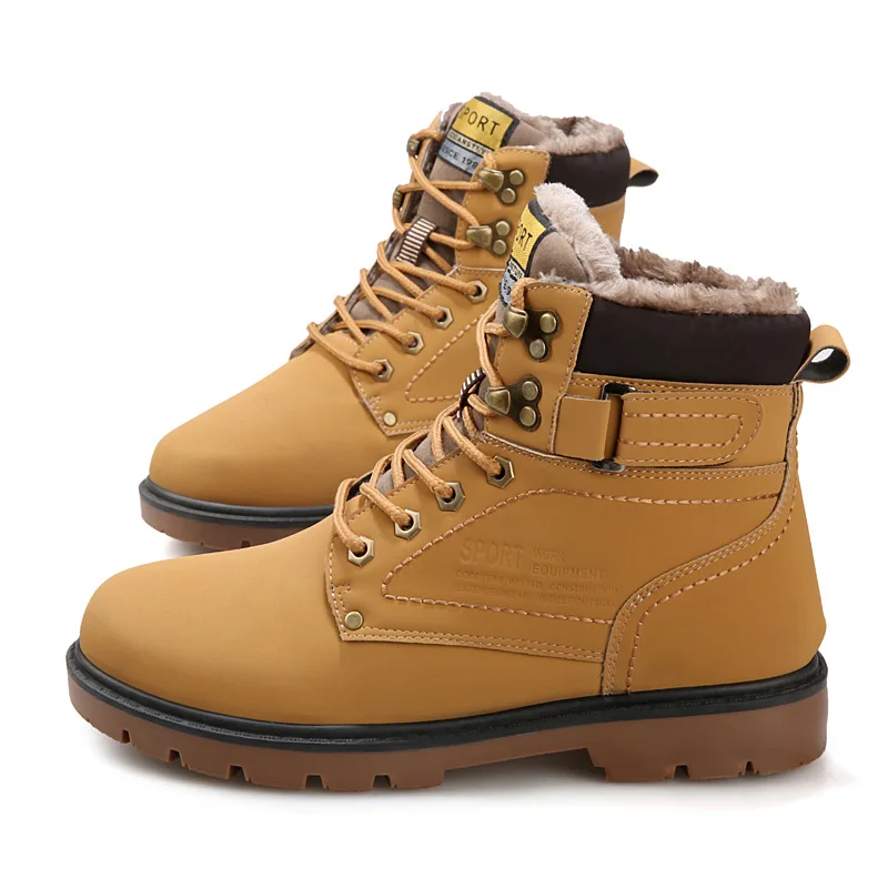 mens fur lined work boots