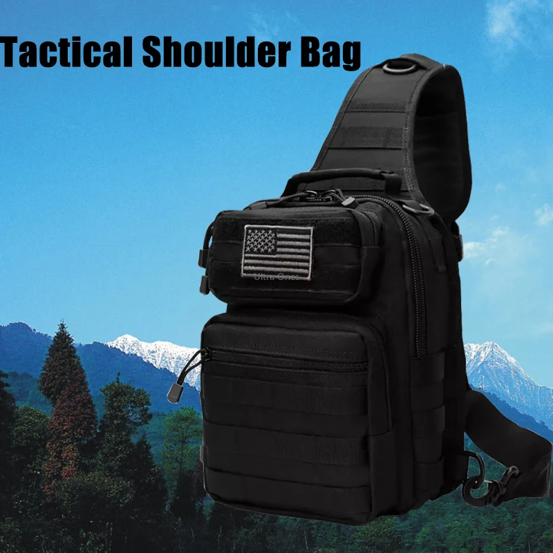 

Outdoor Tactical Bag Molle Men Women Shooting Hiking Military Travel Backpacks Climbing Training Fishing Army Camping Chest Bags