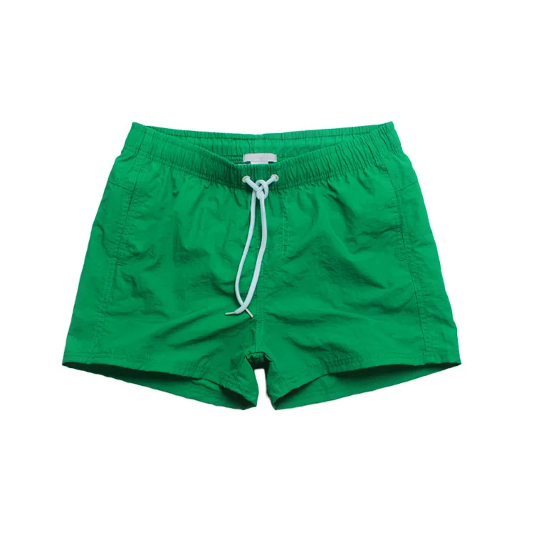 Мужские шорты для плавания с сетчатой подкладкой, нейлоновые быстросохнущие шорты для плавания, мужские шорты для серфинга, пляжные шорты для отдыха, спортивная одежда, плавки, мужские трусы - Цвет: Green