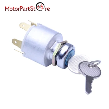 

Hot Universal 4 Position Car Boat Motorcycle Ignition Starter Key Switch with 2 Keys 12V Equivalent Replacement For SPB501 New