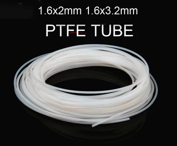 

1.6x2mm 1.6x3.2mm 1.6mm 2 3.2 Ptfe tube teflon F4 hose polytetrafluoroethylene tubing acid base Oil resistant corrosion pipe 3d