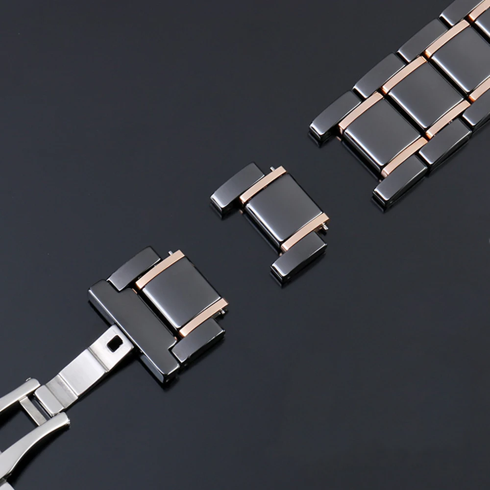 Браслет для apple watch series 4 5 band 44 мм 40 роскошный керамический ремешок наручных часов