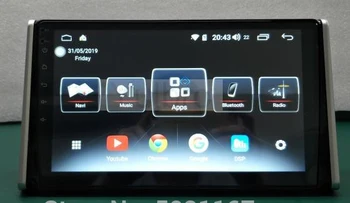

10.1" rotate screen quad core 2.5D IPS screen android 8.1 Car GPS radio Navigation for Toyota RAV4 2019-2020