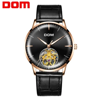 

DOM Luxury Brand Watch Men Automatic Self-Wind Stainless Steel 3ATM Waterproof Fully Automatic Mechanical Watch Male M-1268GL-1M