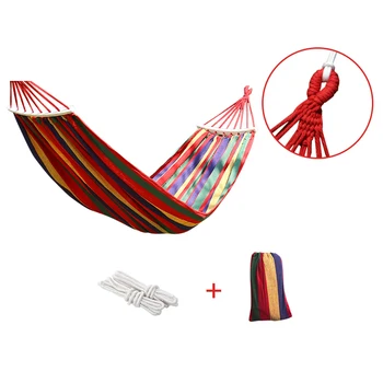 

Set Hammock Outdoor Kit Hiking Backpacking Safety Pocket Gear Canvas Hanging