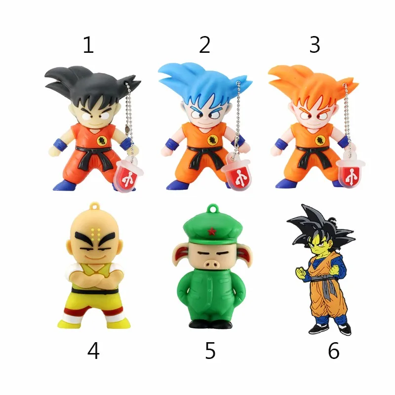 usb flash drive Son Goku Kuririn Dragon Ball 128GB 64GB 16GB 256GB 8GB 32GB Cle USB 2.0 memory pendrive Cartoon Pen Drive Stick