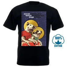 Футболка с космическими собаками из Советского Союза и СССР, мужские топы высокого качества, хипстерские футболки