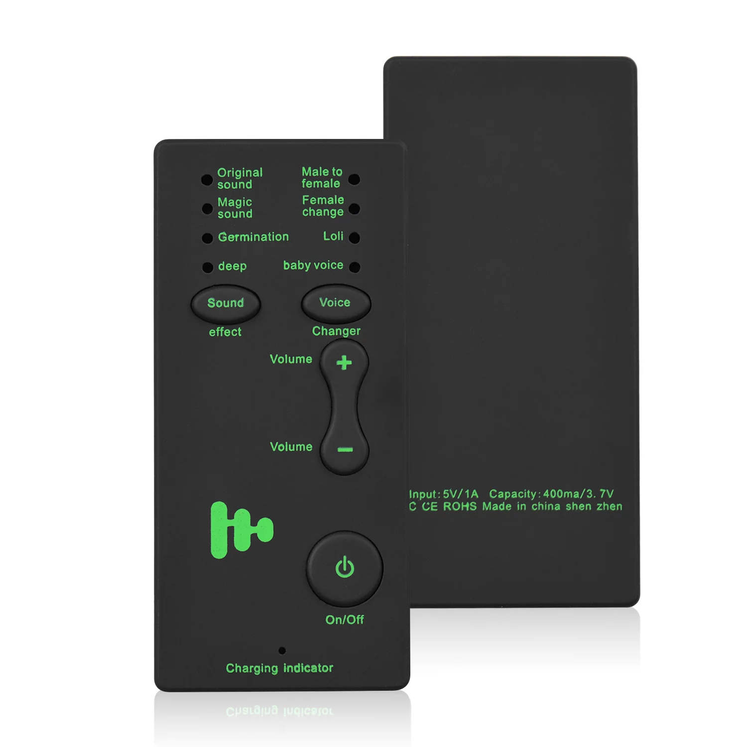

M1 Mini Portable Sound Effects Machine Voice Changer Device Audio Card Sound Changer for Live Smartphone Tablet PC