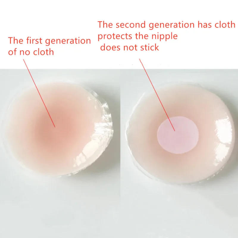 1 Pair Bikini Bra Pad Reusable Self Adhesive Silicone Breast Pad Pasties Petal Chest Stickers Nipple Cover Invisible Intimates