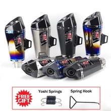 Универсальный глушитель для мотоцикла Yoshimura выхлопной дБ killer escape для Yamaha R1 mt10 R3 Kawasaki ninja400 z250 z900 KTM390