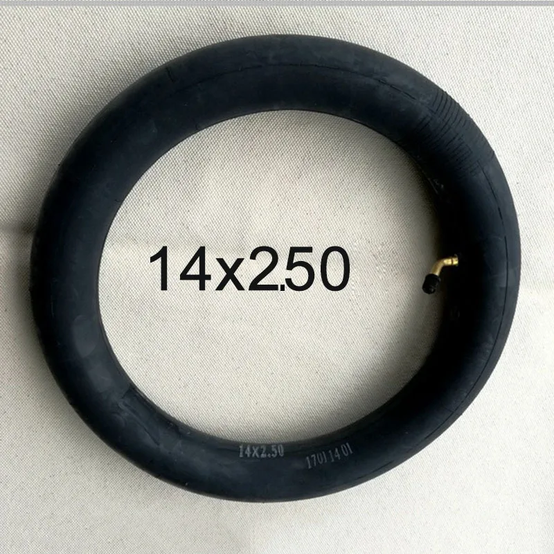Bike Inner Tubes Solid Tyre for Xiaomi Mijia M365 Electric Scooter 14 x 2.125/14 x 2.50 Durable Thick Wheel Tire Bent Valve Stem