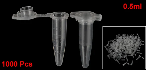 

1000 шт., лабораторные микроцентрифуги 0,5 мл