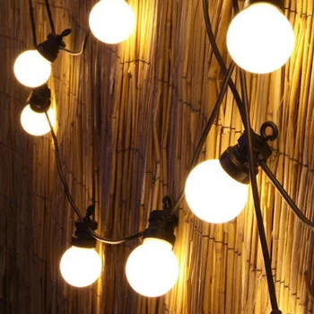 

5M 10M 15M Waterproof Led Bulb String Lights Outdoor Connectable Led Lighting Christmas Holiday Weddign Decoration