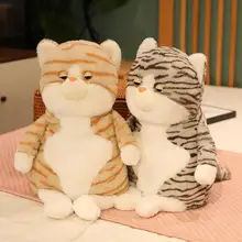 

Animal Stuffed Doll Cozy Washable Strong Flexibility Stuffed Kitty Plush Doll Cat Stuffed Toy for Anniversary